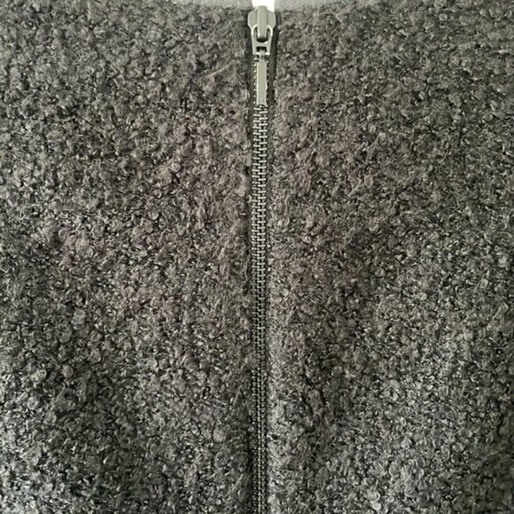 Armani Exchange Black Boiled Wool Blend Dress- Holiday 2013 - Picture 5 of 8